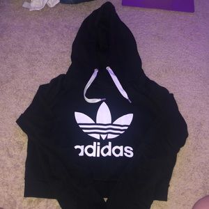 Adidas cropped hoodie